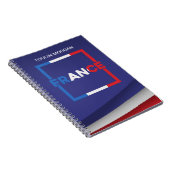 Gepersonaliseerde Frankrijk vlag Notitieboek (Rechterzijde)