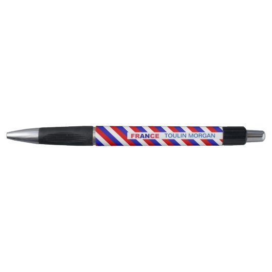 Gepersonaliseerde Frankrijk vlag Pen (Voorkant)