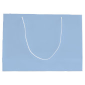 Gepersonaliseerde Franse Blauwe Grote Gift Bag Groot Cadeauzakje (Achterkant)