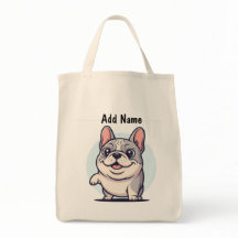 Gepersonaliseerde Franse Bulldog Cartoon Jouw naam