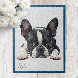 Gepersonaliseerde Franse Bulldog Jigsaw puzzel