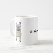 Gepersonaliseerde Franse Bulldog Koffiemok (Voorkant links)