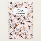 Gepersonaliseerde Franse Bulldog Planner (Voorkant)