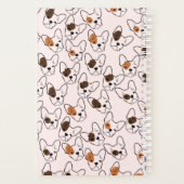Gepersonaliseerde Franse Bulldog Planner (Achterkant)