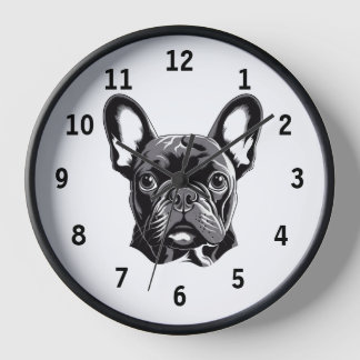 Gepersonaliseerde Franse Bulldog zwart-wit
