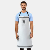 Gepersonaliseerde Franse Country Chicken Kitchen S Schort (Gedragen)