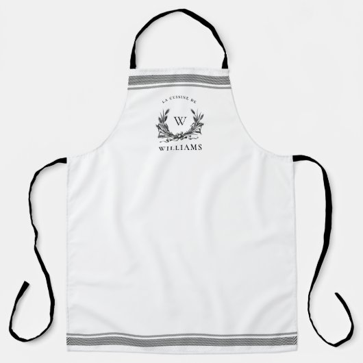 Gepersonaliseerde Franse graan Sac Schort (Voorkant)