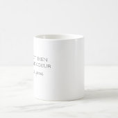 Gepersonaliseerde Franse quote Koffiemok (Center)