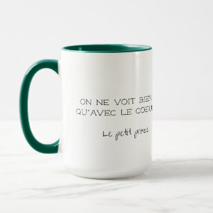 Gepersonaliseerde Franse quote Mok