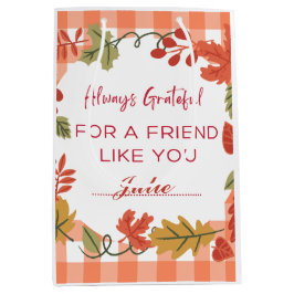 Gepersonaliseerde Friendsgiving Dinner Party Medium Cadeauzakje