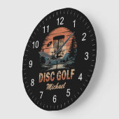 Gepersonaliseerde  Frisbee Disc Golfmand Grote Klok (Hoek)