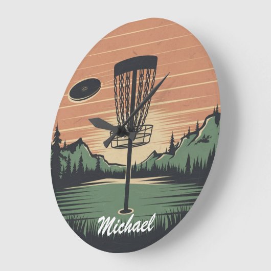Gepersonaliseerde  Frisbee Disc Golfmand Grote Klok (Hoek)