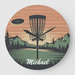 Gepersonaliseerde  Frisbee Disc Golfmand Grote Klok