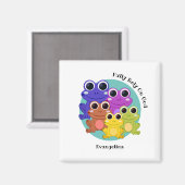 Gepersonaliseerde FROG vertrouwen volledig op God Magneet (Voorkant / Achterkant)