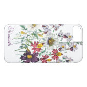 Gepersonaliseerde frontbloemen/Velvet Trumpet Flow Case-Mate iPhone Case (Achterkant (Horizontaal))