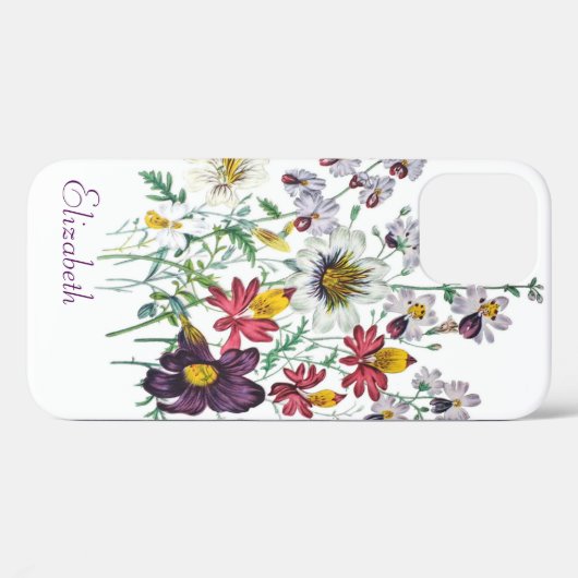 Gepersonaliseerde frontbloemen/Velvet Trumpet Flow Case-Mate iPhone Case (Achterkant (horizontaal))