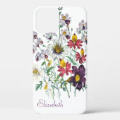 Gepersonaliseerde frontbloemen/Velvet Trumpet Flow Case-Mate iPhone Case (Achterkant)