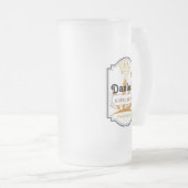 Gepersonaliseerde Frosted Beer Mok (Voorkant rechts)
