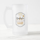 Gepersonaliseerde Frosted Beer Mok (Links)