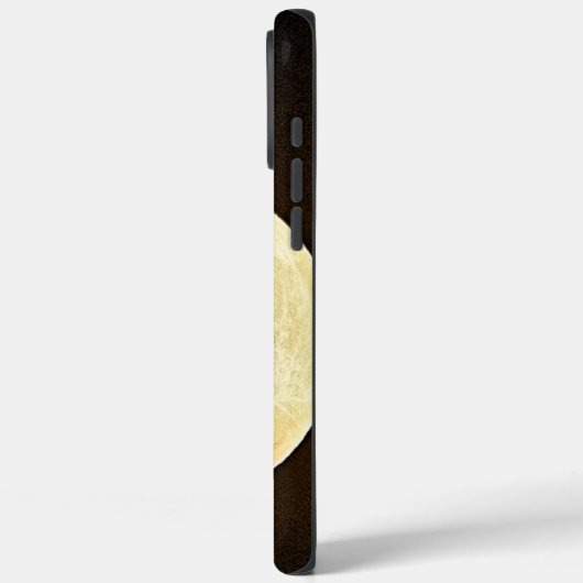 Gepersonaliseerde Full Moon Stevige iPhone Case (Achterkant / Links)