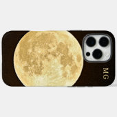 Gepersonaliseerde Full Moon Stevige iPhone Case (Achterkant (horizontaal))