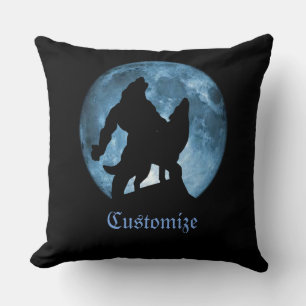Gepersonaliseerde Full Moon Werewolf Kussen