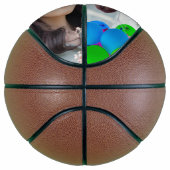 Gepersonaliseerde FullSize basketbal met foto (Rechts)