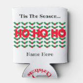 Gepersonaliseerde Fun Christmas Stubby Holder Blikjeskoeler (Achterkant)