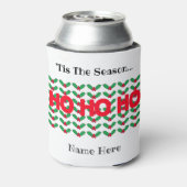 Gepersonaliseerde Fun Christmas Stubby Holder Blikjeskoeler (Blikje Achterkant)
