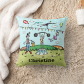 Gepersonaliseerde Fun Circus ThMED Kussen (Deken)