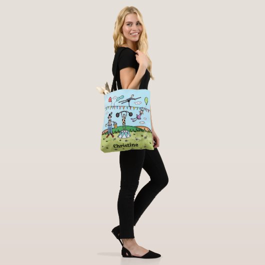 Gepersonaliseerde Fun Circus ThMED Tote Bag (Op model)