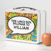 Gepersonaliseerde Fun Comic Book Speech Bubble (In situ)