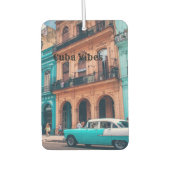 Gepersonaliseerde Fun Cuba Street Car luchtverfris Luchtverfrisser (Voorkant)