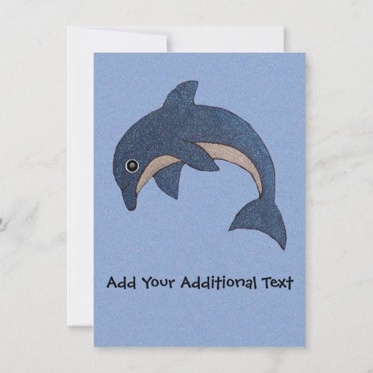 Gepersonaliseerde Fun Jumping Verjaardagsfeestje D Kaart (Achterkant)