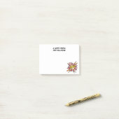 Gepersonaliseerde Fun Retro Comic Book Pop Art Post-it® Notes (Op bureau)