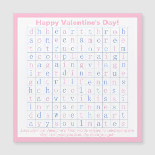 Gepersonaliseerde Fun, Roze Valentijnsdag Woord Pu