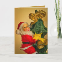 Gepersonaliseerde Fun Santa bovenop kerstboom, Gou