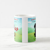 Gepersonaliseerde Fun Vaderdag Gift Dog Dad Koffiemok (Center)