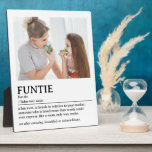 Gepersonaliseerde Functie Definitie Quote Fotoplaat<br><div class="desc">Dit Funtie definitie citaat ontwerp is de perfecte manier om de speciale band die je zus deelt met je kind als een "Fun Tante" te vieren. Dit ontwerp is niet alleen iets dat haar ruimte opfleurt, maar ook de unieke vreugde en liefde die ze je gezin brengt. Of het nu...</div>