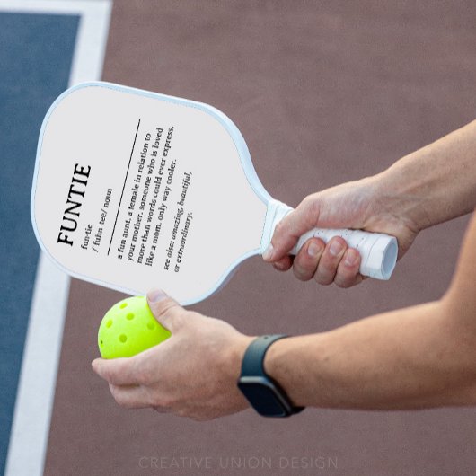Gepersonaliseerde Functie Definitie Quote Pickleball Paddle