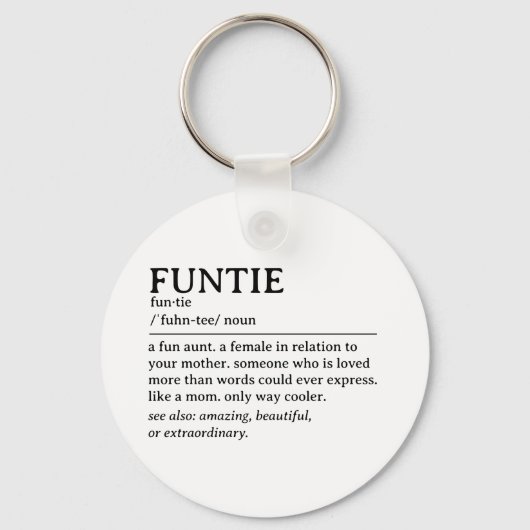 Gepersonaliseerde Functie Definitie Quote Sleutelhanger (Voorkant)