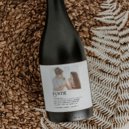 Gepersonaliseerde Functie Definitie Quote Sparkling Wijnetiket