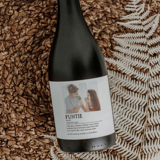 Gepersonaliseerde Functie Definitie Quote Sparkling Wijnetiket