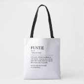 Gepersonaliseerde Functie Definitie Quote Tote Bag (Voorkant)