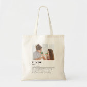 Gepersonaliseerde Functie Definitie Quote Tote Bag (Voorkant)