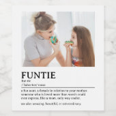 Gepersonaliseerde Functie Definitie Quote Wijn Etiket (Enkel label)