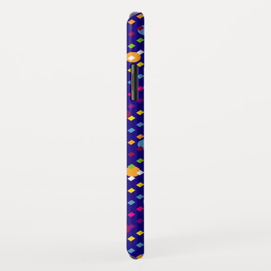 Gepersonaliseerde Funky Circles, Dashes Patroon Ma Case-Mate iPhone Case (Achterkant/rechts)