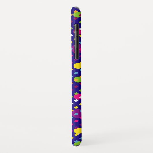 Gepersonaliseerde Funky Circles, Dashes Patroon Ma Case-Mate iPhone Case (Achterkant/links)