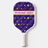 Gepersonaliseerde Funky Circles en het Patroon van Pickleball Paddle (Achterkant)