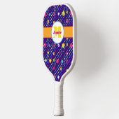 Gepersonaliseerde Funky Circles en het Patroon van Pickleball Paddle (Links)
